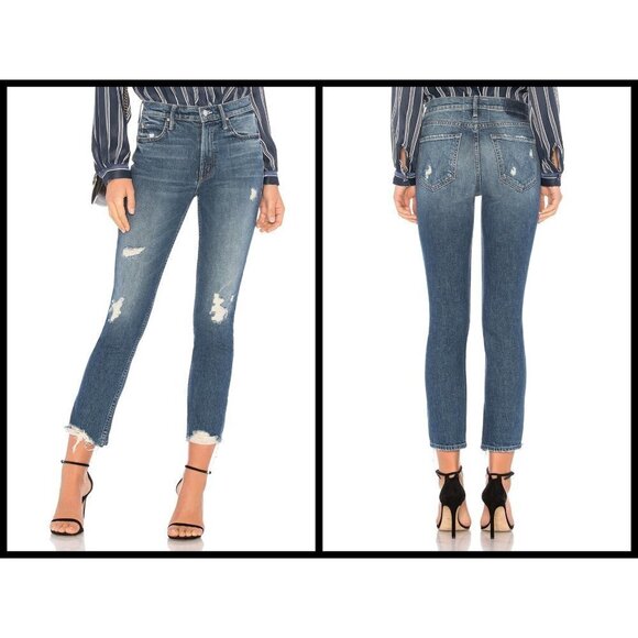 💕MOTHER SUPERIOR💕 Flirt Ankle Jeans ~ Testing the Waters High Rise 26 - Picture 5 of 16